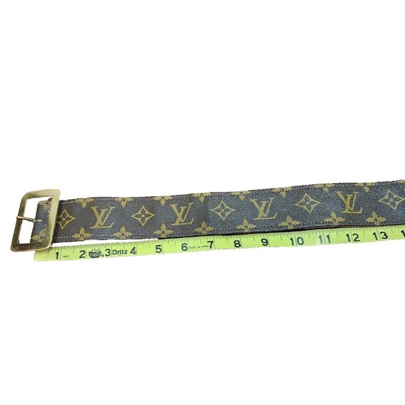 Louis Vuitton Vintage 1970s Rare Vintage Monogram Belt First Edition - Picture 12 of 13